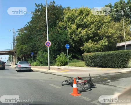 61-годишен шофьор блъсна колоездач на велоалеа
