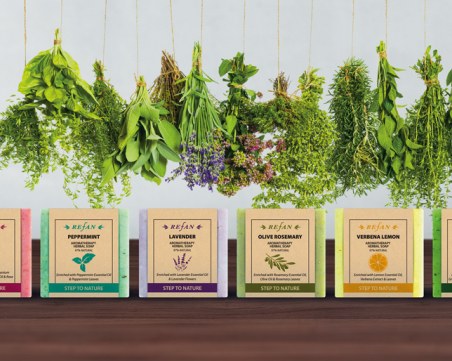 Здраве от природата с колекцията билкови сапуни STEP TO NATURE на REFAN