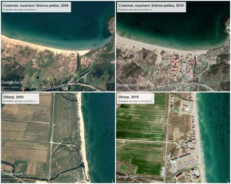 Бетономорие: Снимки преди и сега показват как 15 години се отразиха на плажовете в България