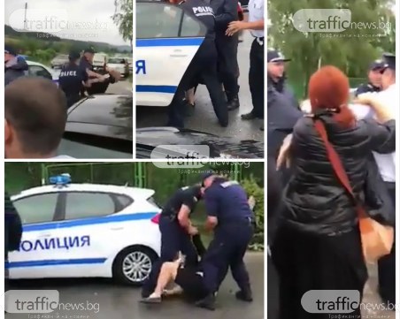 Задържаха 47-годишен мъж на протест във Велинград