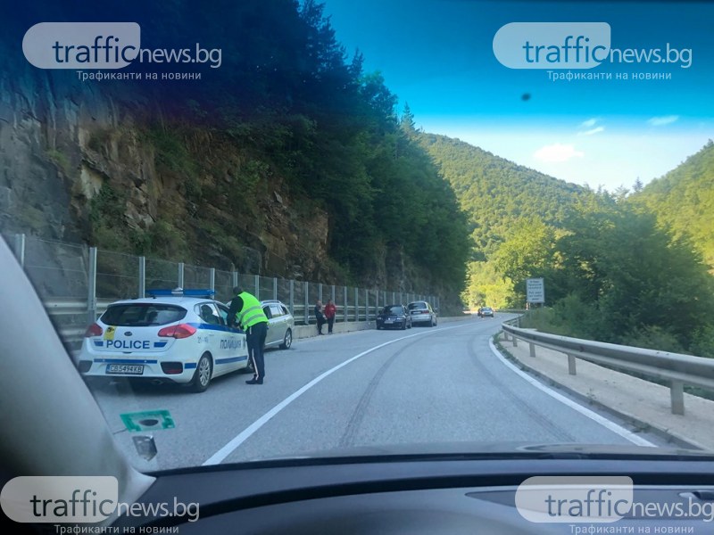 Три коли се натресоха една в друга на пътя Чепеларе - Пловдив