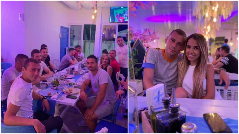 Капитанът на Ботев Пловдив с гръцко парти за рождения си ден
