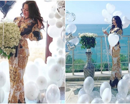 Любимият на Татяна я изненада със 101 рози за ЧРД