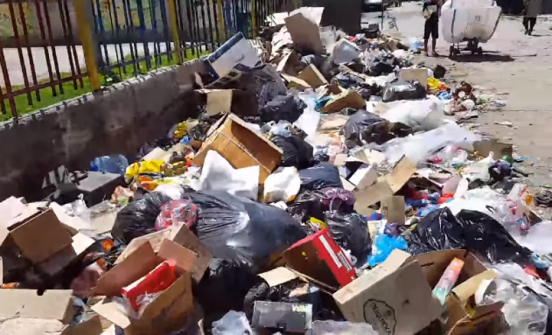 Смрад и боклуци на метри от забавачка в Столипиново! Местен: Пускали сме жалби, никой не чисти
