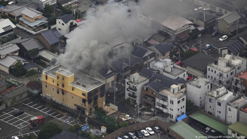 Ужас в Япония! 24 души загинаха при умишлен палеж на анимационно студио