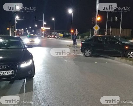 Три коли се нанизаха на пловдивски булевард