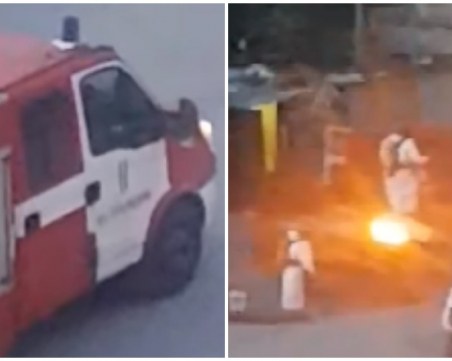 Акция в Столипиново! Мъже с предпазни костюми изкараха варели с мистериозно съдържание от Марица