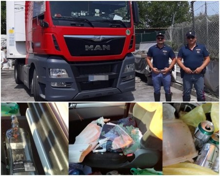 Мъртвопиян български тираджия се вряза в тунел в Италия след гонка с полицията