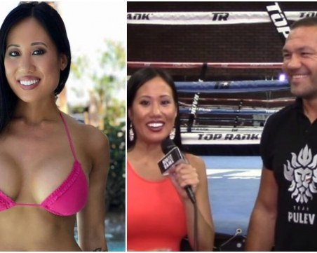 Кобрата дари секси репортерка с целувка, но….само въздушна