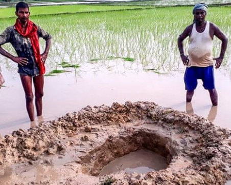 Огромен метеорит падна в Индия