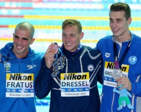 Българин със сребро от световното по плуване