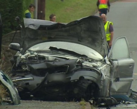 Черна неделя! Тир и три коли се удариха край границата със Сърбия, един е загинал