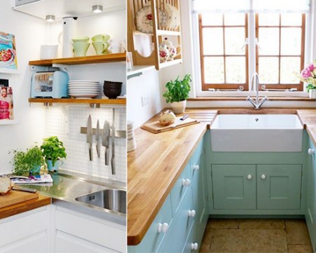 Кои са най-функционалните мебели за малка кухня?