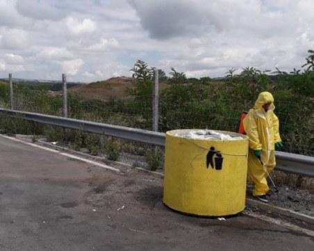 АПИ дезинфекцира пътищата срещу чума