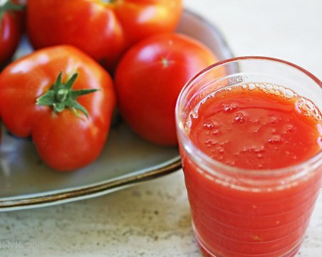 Какво става с тялото, ако пиете доматен сок в продължение на година?