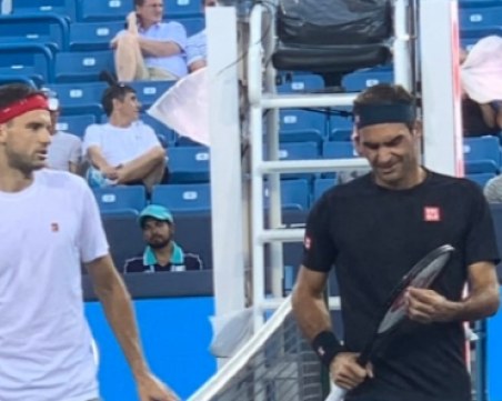 Гришо тренира с Федерер в Синсинати