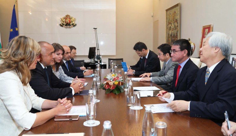 Борисов: България има интерес да увеличи износа си за Япония