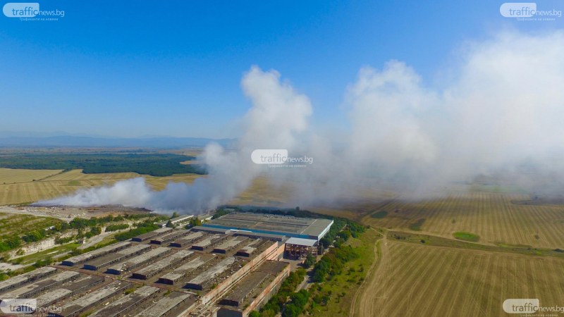 Три села се вдигат на протест пред горящия завод в Шишманци
