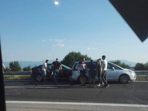 Катастрофа причини огромно задръстване на магистралата