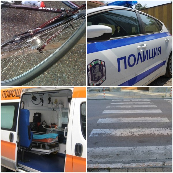 Шофьор помете 16-годишен велосипедист на централно кръстовище в Пловдив и избяга