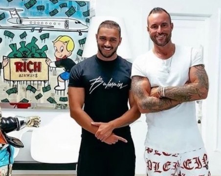 Филип Плейн за пореден път се довери на български фризьор