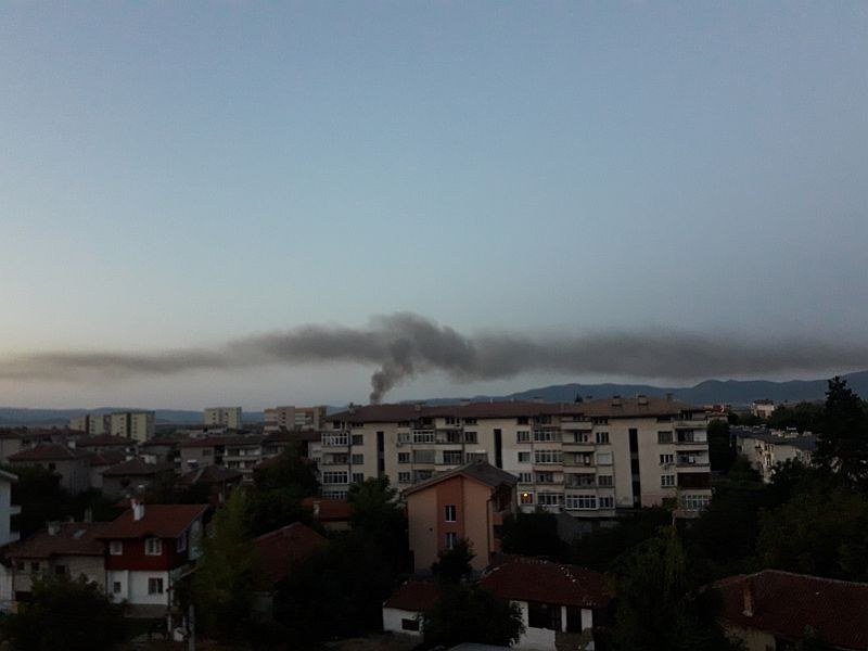 Няма замърсяване на въздуха след пожара в Карлово
