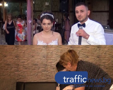 Младо семейство дарява парите за букети от сватбата си на мъж с церебрална парализа