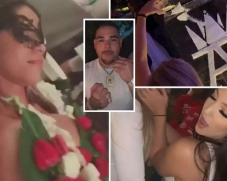 Голо суши за рождения ден на Анди Руис