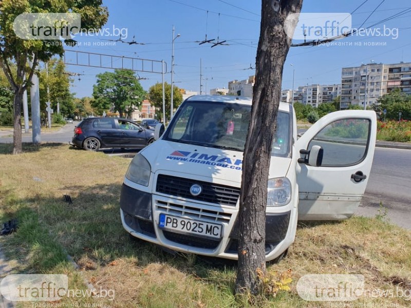 Две коли се нанизаха в пловдивския район Тракия