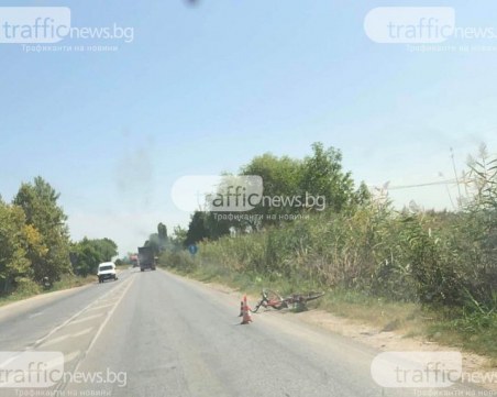 Трактор е блъснал велосипедиста на Околовръстното на Пловдив