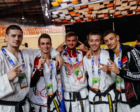 България с още пет медала от световното по таекуон-до в Пловдив