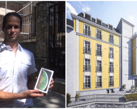 Кандидат -Кръстник на новата перла в сърцето на Пловдив получи своята награда - iPhone XS MAX