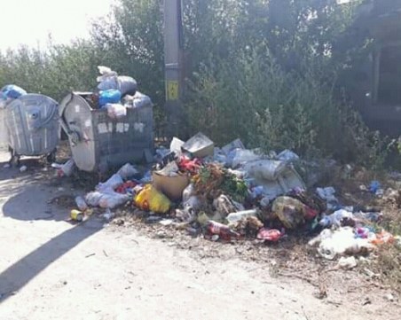 Пловдивско село потъна в боклук! Местни: Не са изпразвали контейнерите от седмици