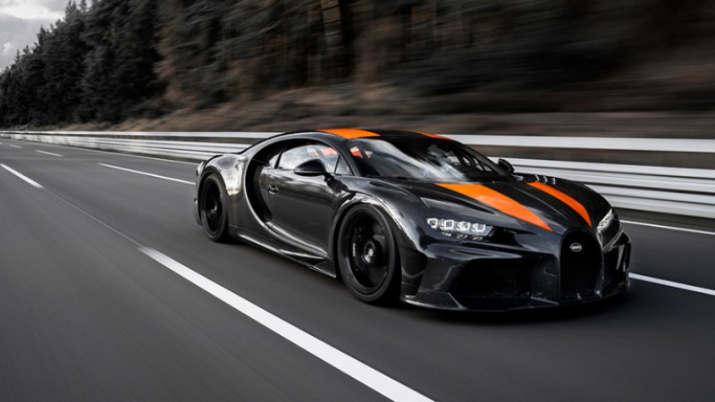 Bugatti Chiron постави нов рекорд за скорост