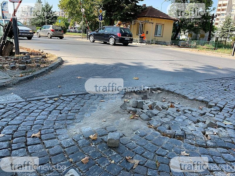 Опасно! Павета хвърчат на прелеза на Пещерско шосе в Пловдив