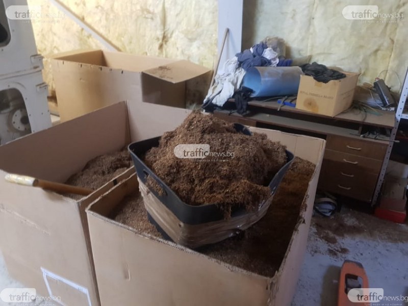 Разбиха депо за контрабандан тютюн в Пловдив, има задържан