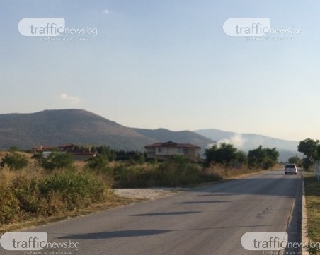 Пожар вилнее над Марково, запали се гориста местност