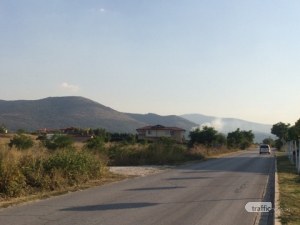 Пожар вилнее над Марково, запали се гориста местност
