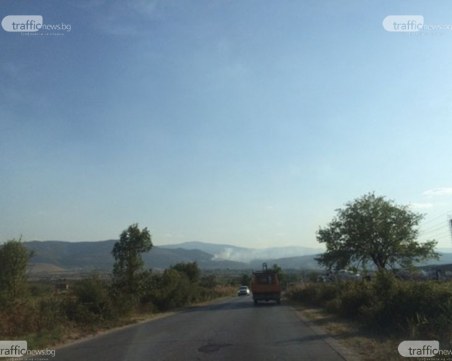 Два пожара около Пловдив потушиха огнеборците днес