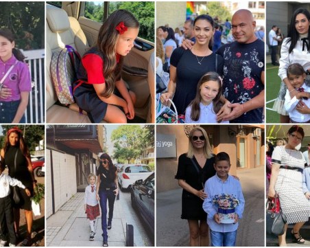 Хлапетата на хайлайфа  тръгват на училище, майките им позират с тях