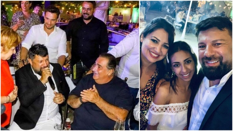 Василис Карас омъжи дъщеря си, Тони Стораро - единственият БГ изпълнител на сватбата