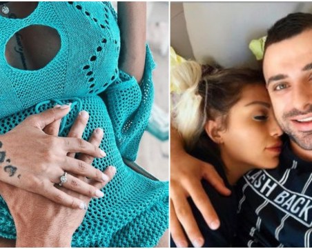 Илиян Найденов показа наедрялото коремче на своята любима Джулиана Гани