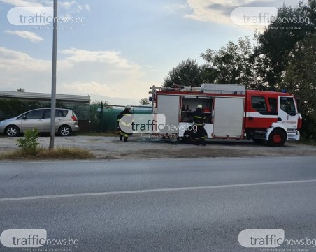 Деца подпалиха автоморга в Пловдив, две коли изгоряха