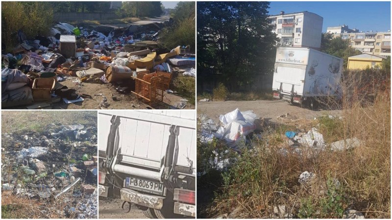 Поляна в Пловдив се превърна в сметище! Купищата с боклуци растат лавинообразно