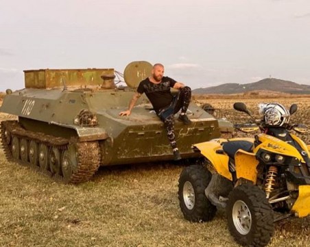 Динко претърпял инцидент с АТВ, паднал с над 100 км/ч