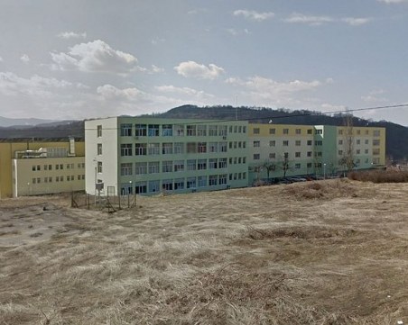 Мечка се разходи в двора на Природо-математическата гимназия в Габрово