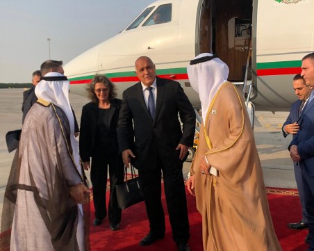 Борисов пристигна в Абу Даби, ще се среща с престолонаследника на емирството