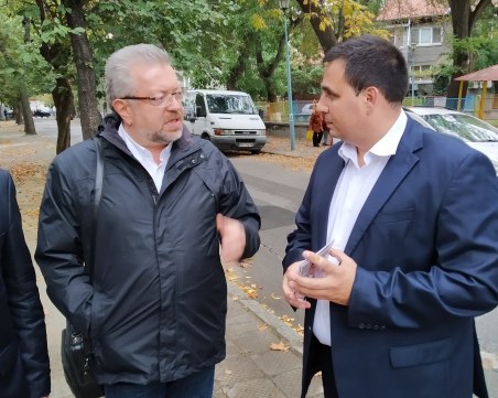 Радев и Баташки в кв. Захарна фабрика: Даваме нова визия на р. Северен с №56