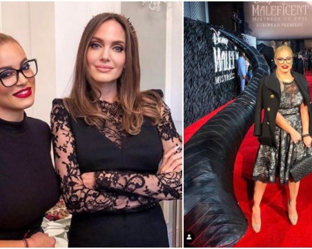 Мечта в реалност! Евгения Джаферович се щракна с Анджелина Джоли