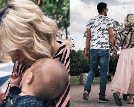 Поли Генова показа бащата на детето си